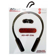 AdNet  Bluetooth Headphones with Noise Isolation, 300 mAH Rechargeable Battery Provides 5+ Hours Playback, Hands-Free Calls.