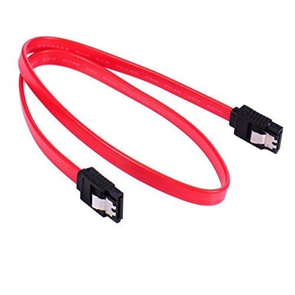 følelse frugthave ring SATA Cable for Hard-Disk and SSD Cable Red (2 Pcs)