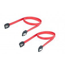 SATA  Cable  for Hard-Disk and SSD Cable Red (2 Pcs)